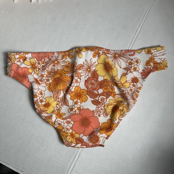 Raisins Girls Orange Floral Print Turtle Bay Set Two Piece Swimsuit Size 16 NWT - Picture 6 of 6